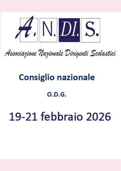 Consiglio Nazionale 19-21 febbraio 2026