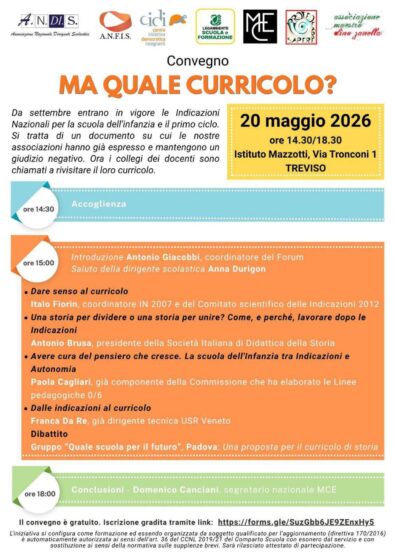 Ma quale curricolo?<br> 20 Maggio 2026