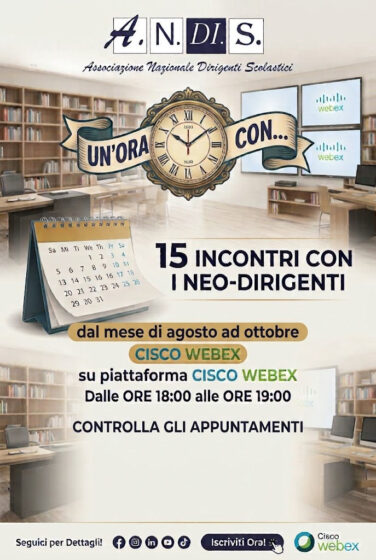 Un Ora con…<br> dal 25 agosto fino a tutto il mese di ottobre 2026 dalle ore 18:00 alle 19:00