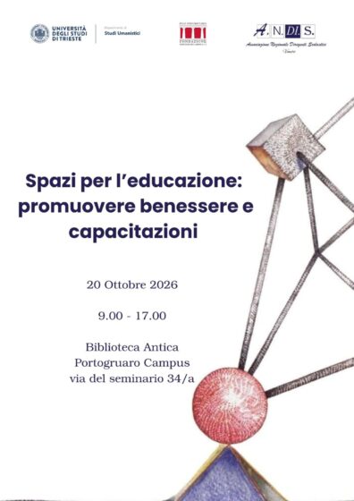 Spazi per l’educazione: promuovere benessere e capacitazioni<br> 20 ottobre 2026